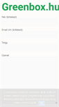 Mobile Screenshot of greenbox.hu