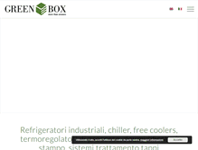 Tablet Screenshot of greenbox.it